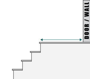 Stair Lift Measuring Step 8